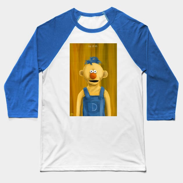 Don’t hug me I’m scared Yellow Baseball T-Shirt by ThatJokerGuy